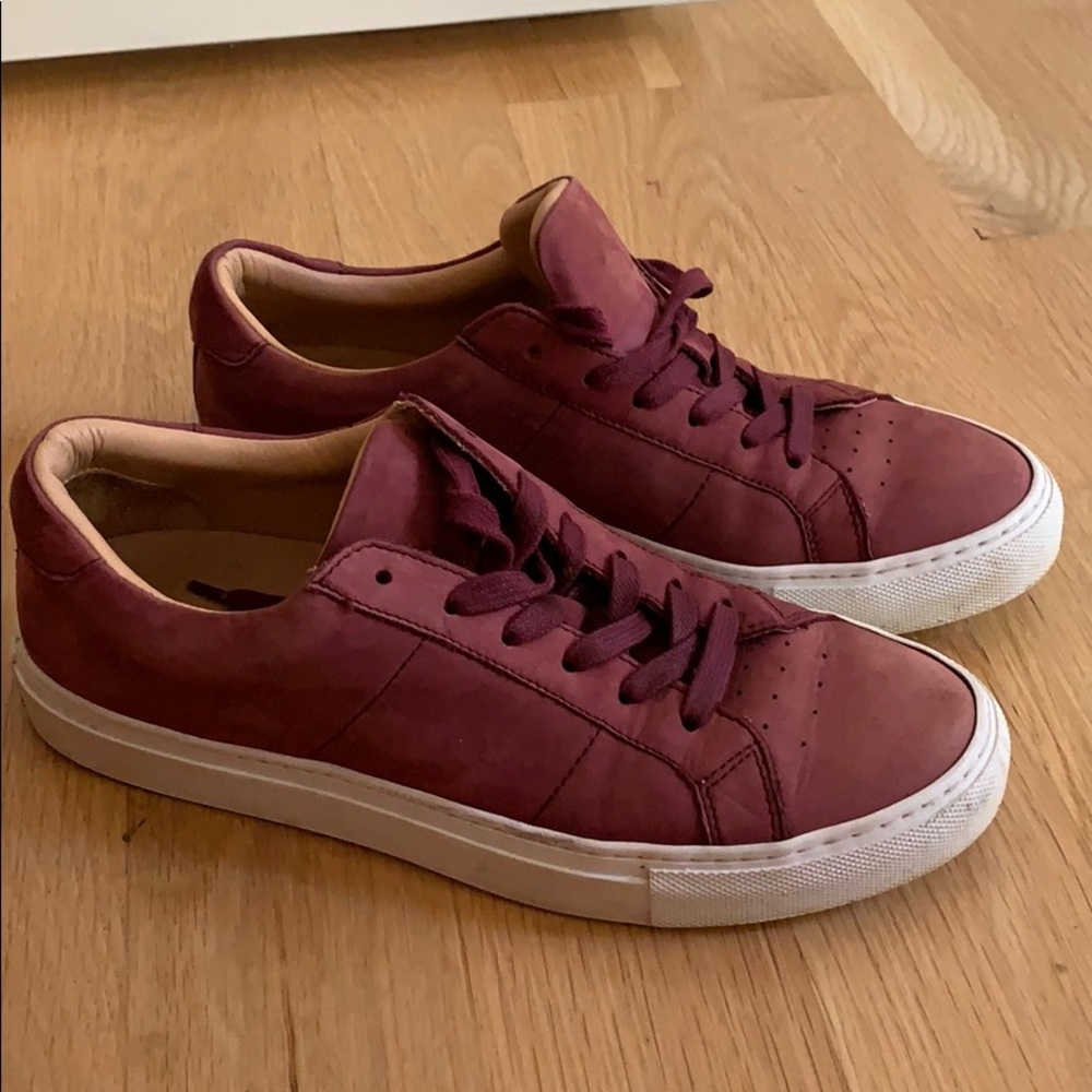 Greats leather sneakers rust red 9 shoes